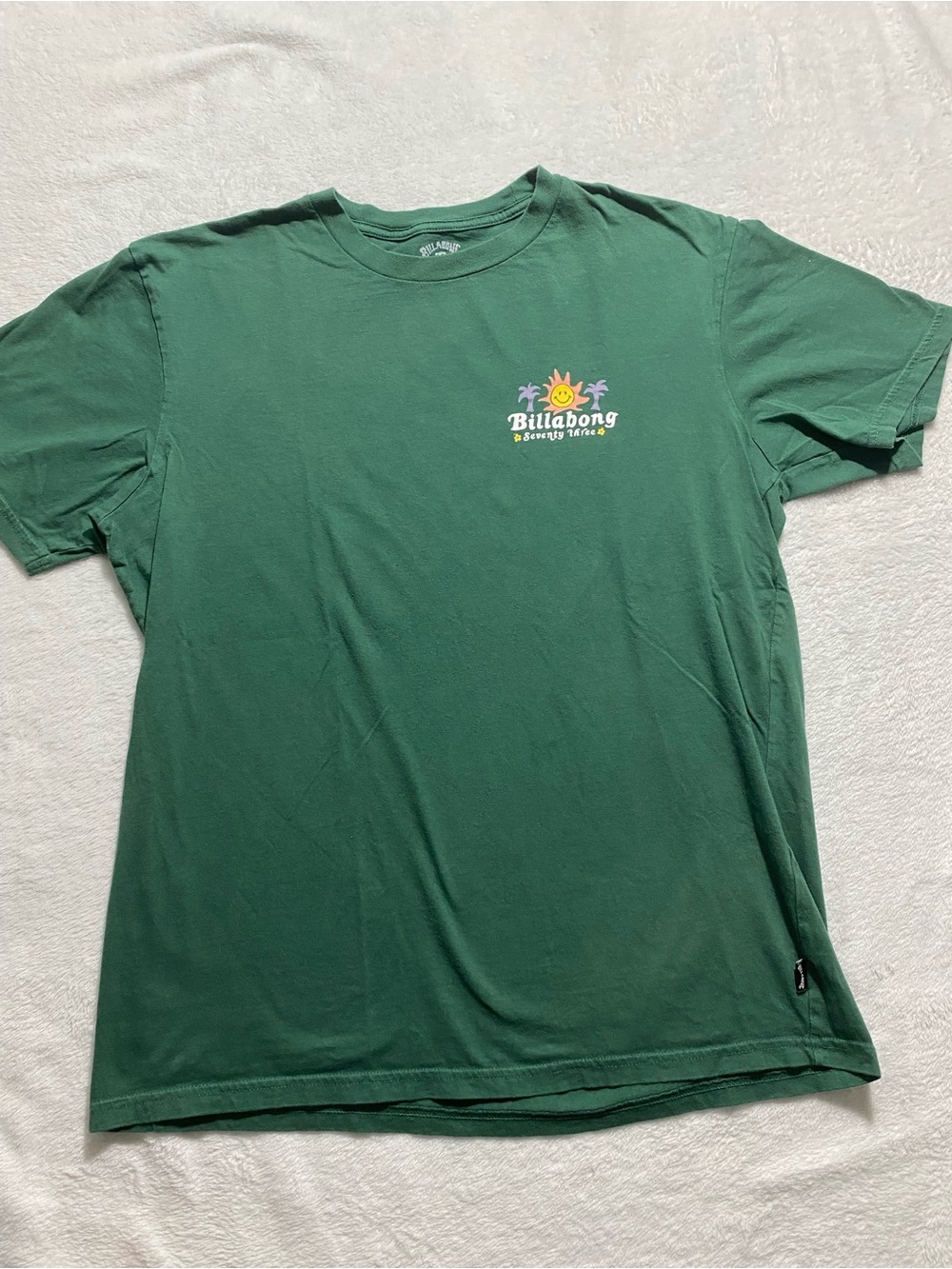 Billabong Men's Forest Green Logo Tee